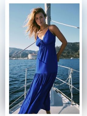 Z Supply Royal Blue Maxi Dress